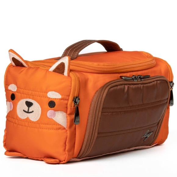 lug Handbags - NWOT Lug Trolley Friend RED PANDA toiletry Cosmetic Case